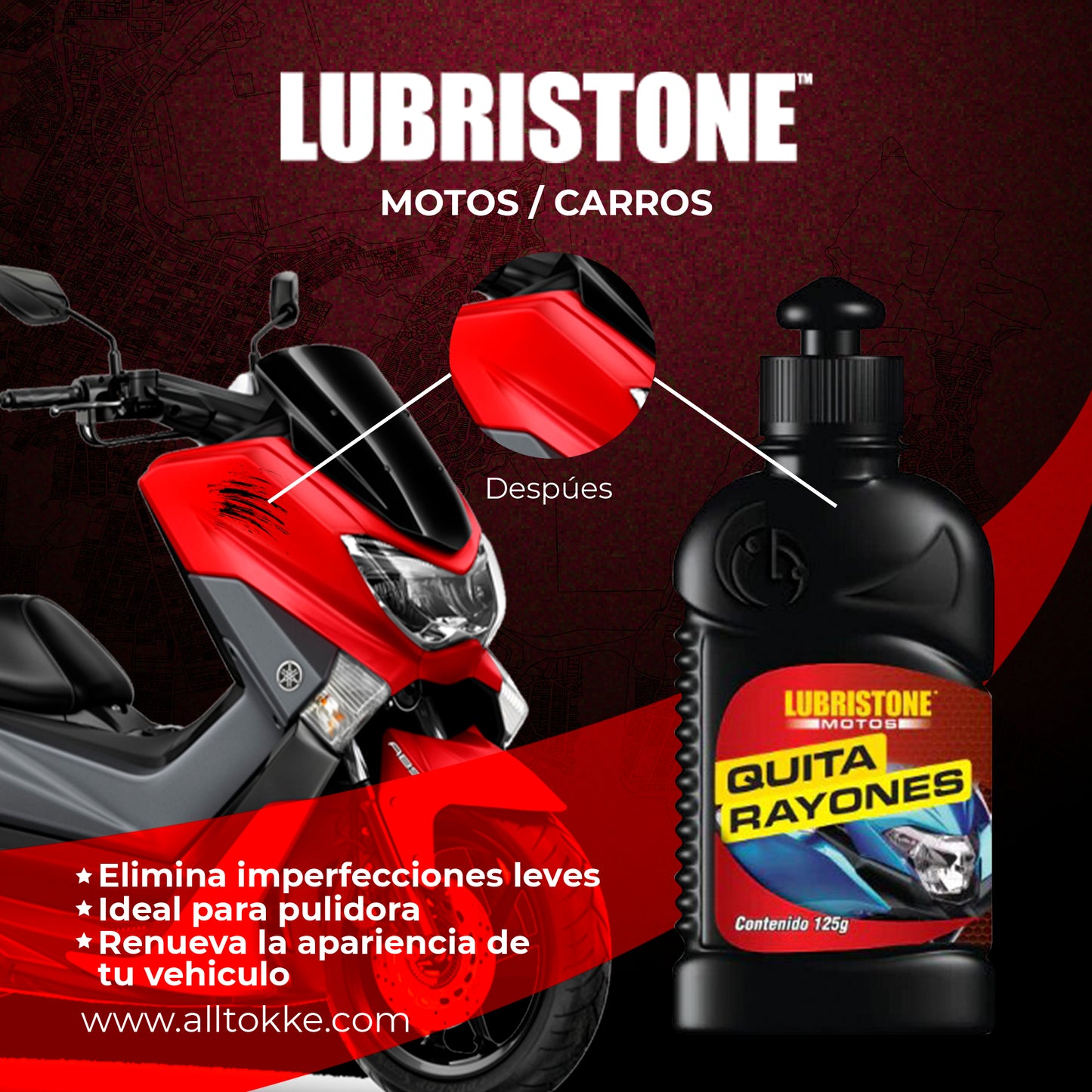QUITA RAYONES PREMIUM PARA CARROS Y MOTOS