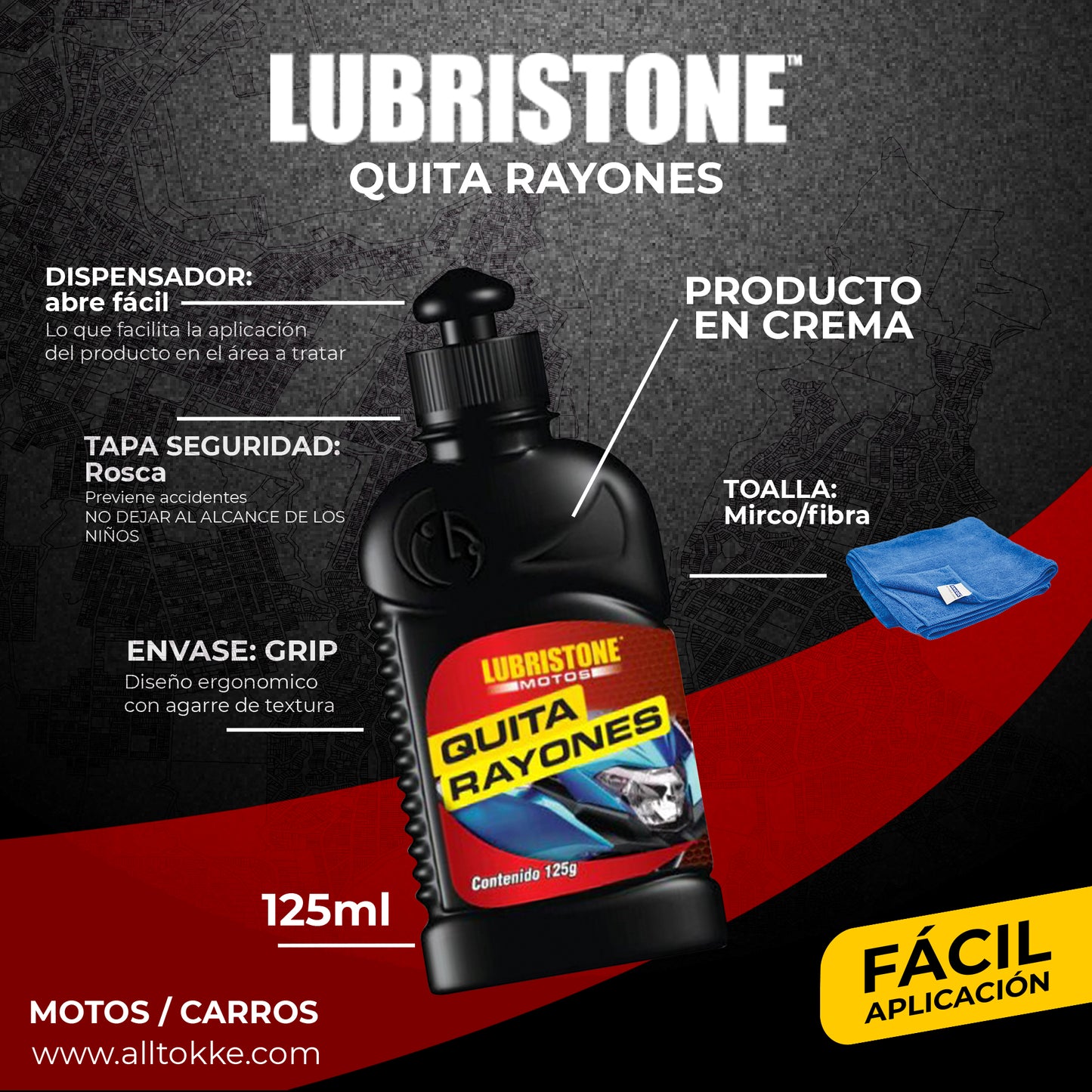 QUITA RAYONES PREMIUM PARA CARROS Y MOTOS