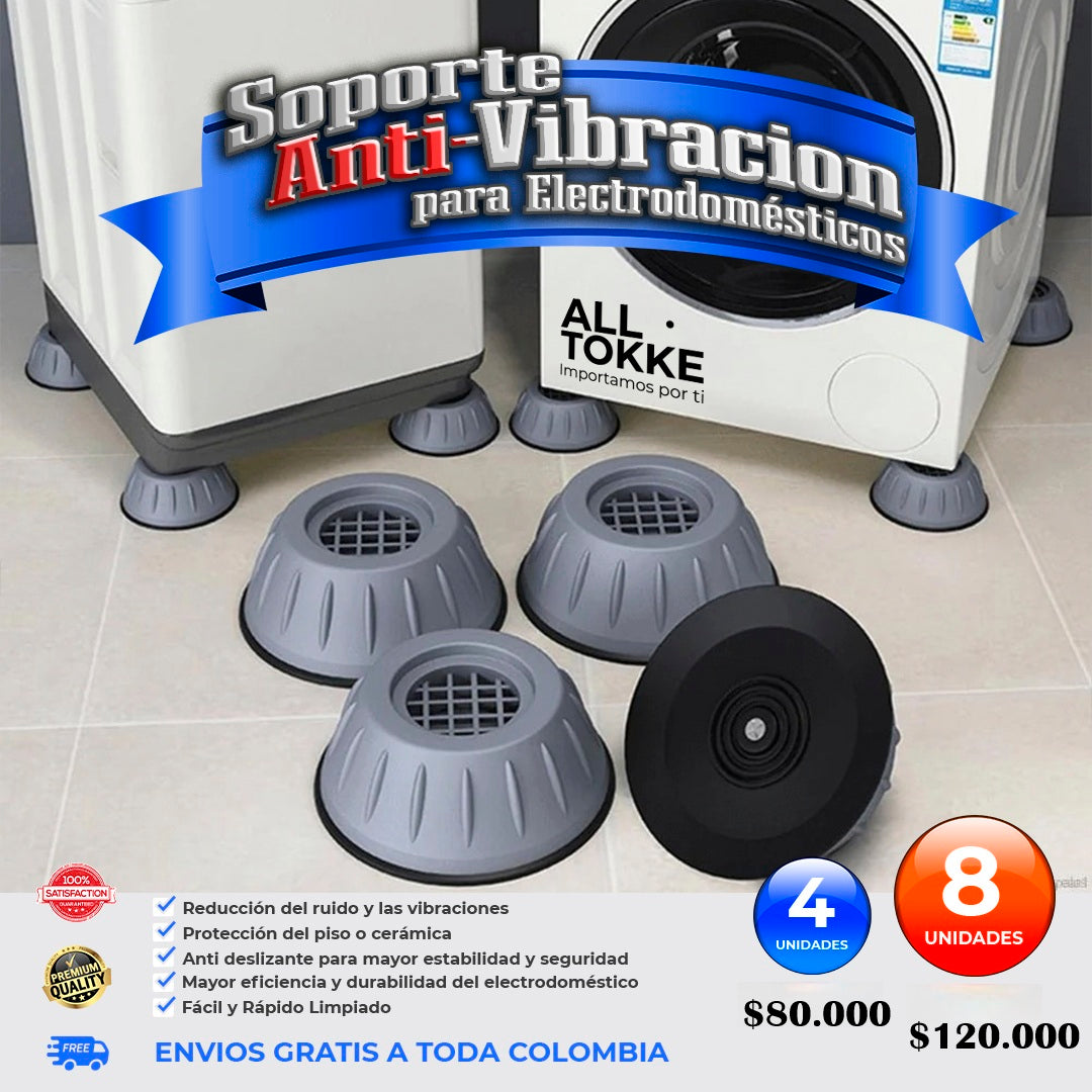 Soportes Antivibración para Lavadora